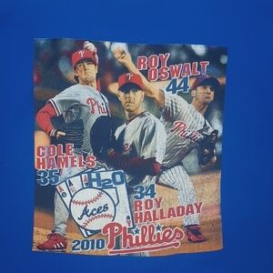 Philadelphia Phillies H2O Aces 2010 T Shirt Size XXL
